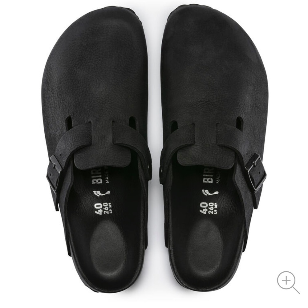 BIRKENSTOCK Boston Clog Black (size 40 Narrow fit)